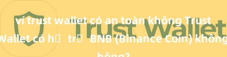 ví trust wallet có an toàn không Trust Wallet có hỗ trợ BNB (Binance Coin) không?